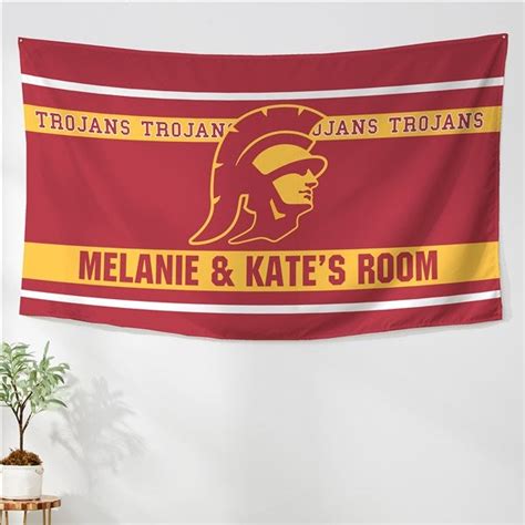 NCAA USC Trojans Personalized Wall Tapestry