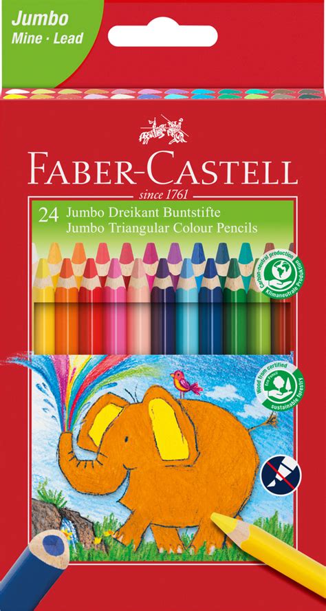 Kredki Jumbo Mm Faber Castell Kolory