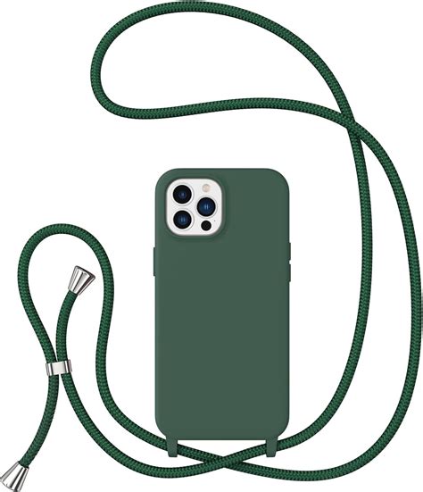 ZTOFERA Crossbody Lanyard Case For IPhone 14 Pro Max Liquid Silicone