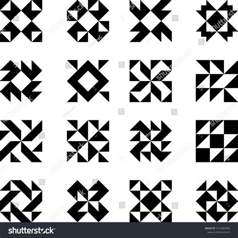 Barn Quilt Squares Over Royalty Free Licensable Stock Vectors