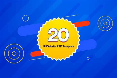 20 UI Website PSD Template Bundle Bundle · Creative Fabrica