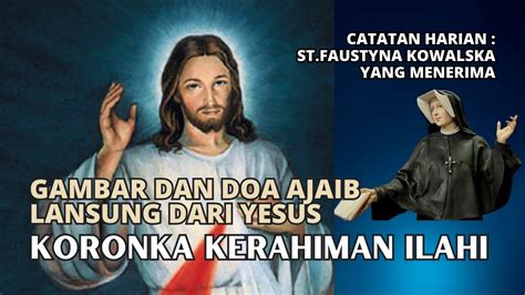 St Faustyna Kowalska Terima Doa Dan Gambar Kerahiman Ilahi Ajaib