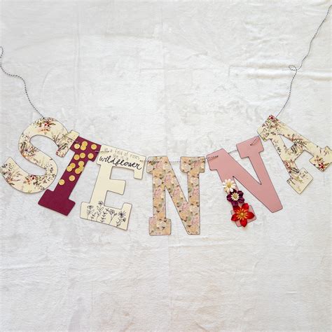 Wildflower Baby Bridgerton Name Banner Makerplace By Michaels