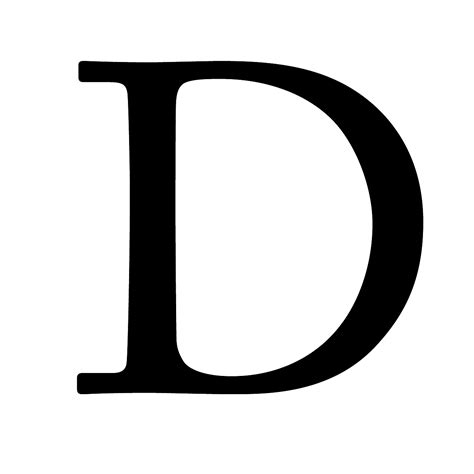 Letter Clip Art Letter D Png Png Download 13001300 Free