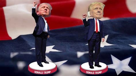 New Trump Bobbleheads Feature Him In Historic Fight Pose Ear Bandage