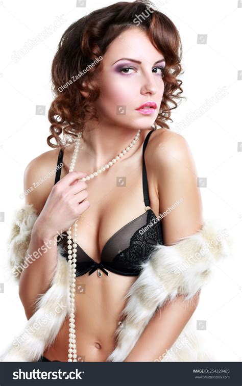 Sexy Brunette Woman Lingerie Stock Photo Shutterstock