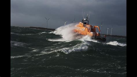 Rosslare Harbour Rnli Assist In The Evacuation Of A Passenger On Ferry