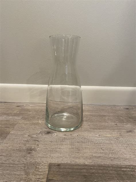 Hour Glass Vase Glass Vase Vase Glass
