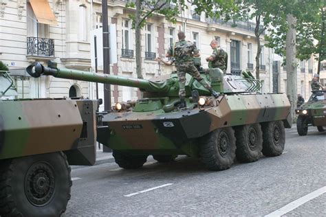 The AMX 10 RC Is A French Armoured Fighting Vehicle Fitted With A 105