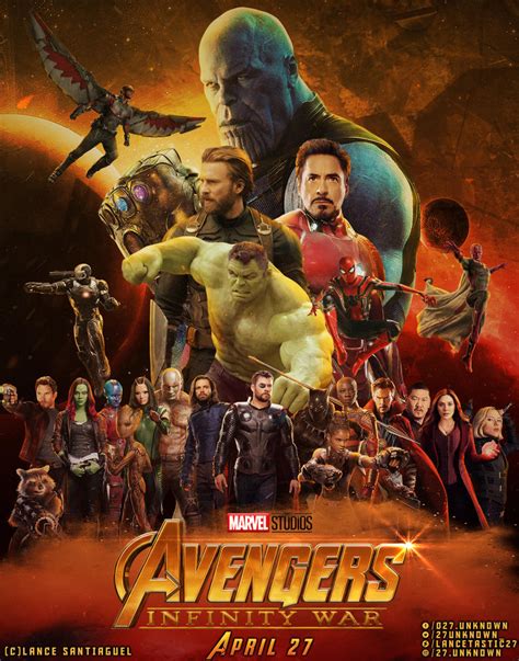 Avengers Infinity War Poster By Lancetastic27 On Deviantart