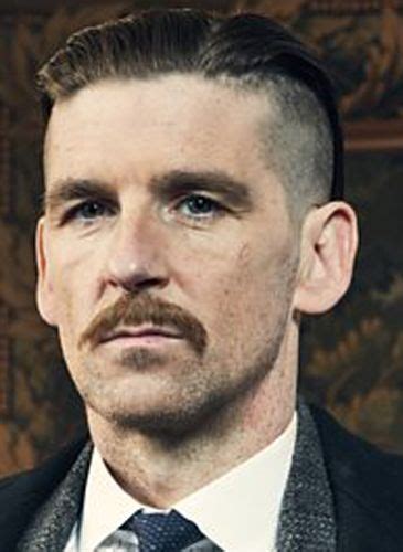 Arthur Shelby Paul Anderson Peaker Blinders Hairstyle Moustache Beard Haircut Tutoria