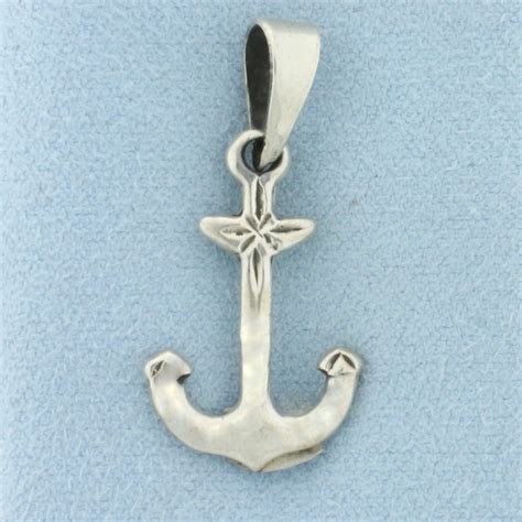 Anchor Pendant In Sterling Silver Property Room