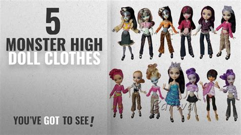 Top 10 Monster High Doll Clothes 2018 Barwa 10 Sets Doll Clothing