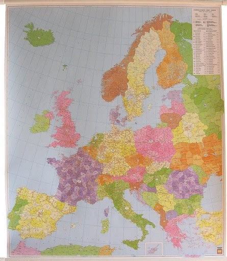 Europa Kodowa Mapa Cienna Kody Pocztowe Europy Fb Rurki