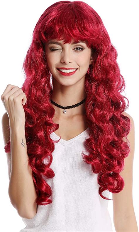 Wig Me Up 0082 Za13 Wig Lady Women Halloween Carnival Long Curls Curly Voluminous Fringe Bangs