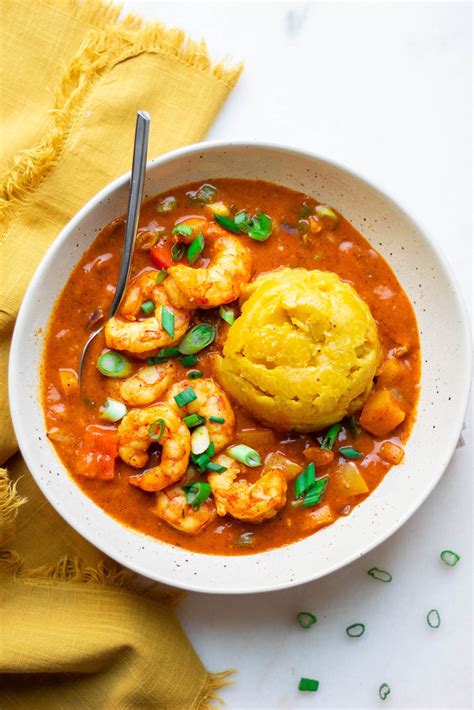 Mofongo Con Camarones En Salsa Criolla Mil Recetas De Cocina