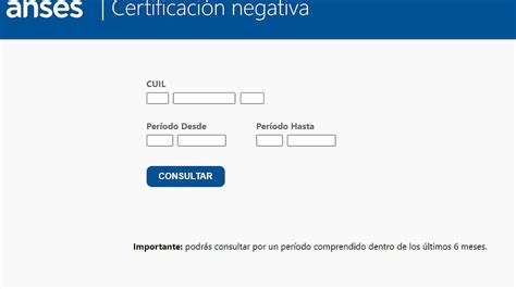 Certificación negativa de ANSES qué es y cómo se tramita