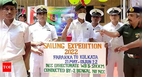 Ncc Cadets Sailing Expedition From Farakka To Kolkata Kolkata News