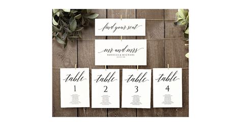 4x6 Wedding Seating Chart Template Unconventional Seating Charts From Etsy Popsugar Love