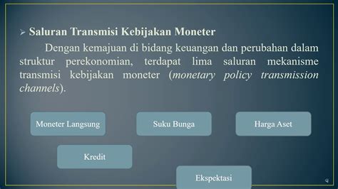 Mekanisme Transmisi Kebijakan Moneter Di Indonesia YouTube