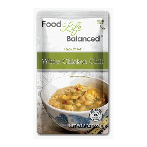 Epallet Food Life Balanced White Chicken Chili Shelf Stable Oz