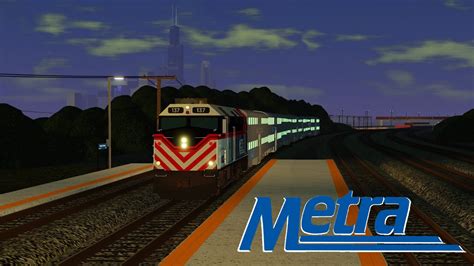 Metra Train Simulator Railfanning Roblox Youtube