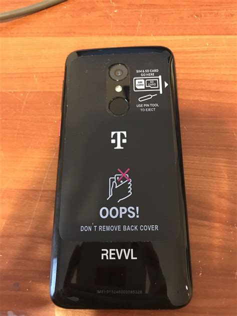 T Mobile Revvl 2 T Mobile Black 32GB LUDA06403 Swappa