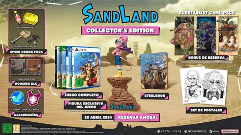 Sand Land Edici N Coleccionista Para Playstation Xbox Series Y Pc La