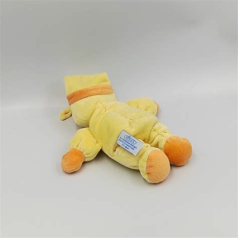 Doudou Sonore Poussin Canard Jaune Orange Gipsy