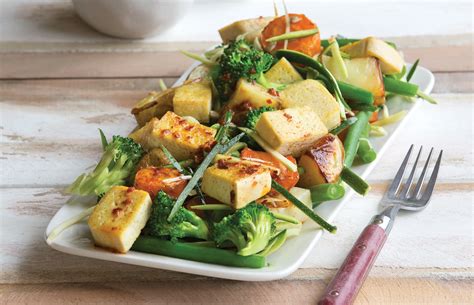 Tofu And Roasted Vege Salad Healthy Food Guide