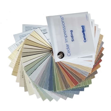 Certainteed Cedar Impressions Vinyl Siding Color Sample Swatch