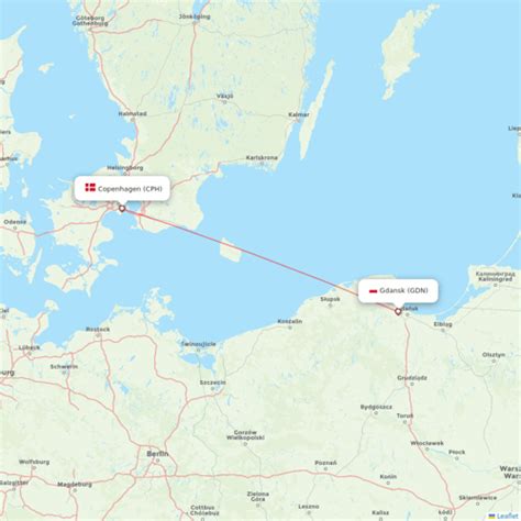 Flights From Gdansk To Copenhagen Gdn To Cph Flight Routes