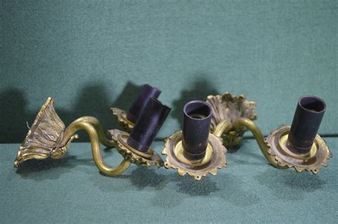 Купить Бра, светильники парные двухрожковые, электрические. Комплект ...