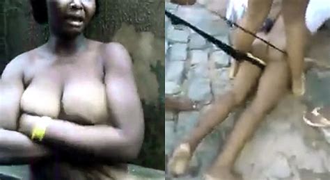 African Woman Stripped Naked In Street