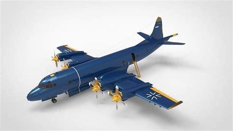 Lockheed P 3 Orion 3d Model Cgtrader