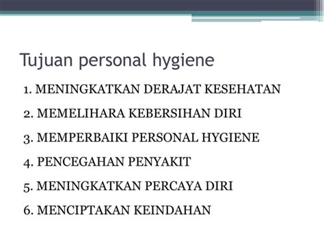 Personalhygieneppt