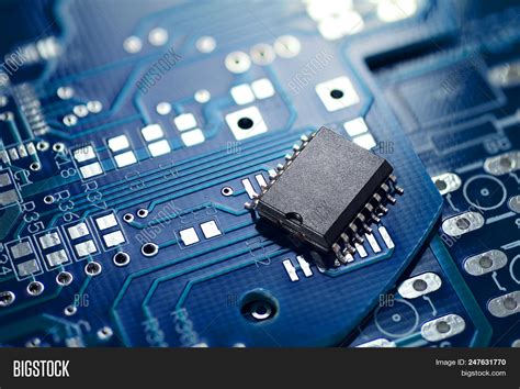 Electronic Chip Image And Photo Free Trial Bigstock