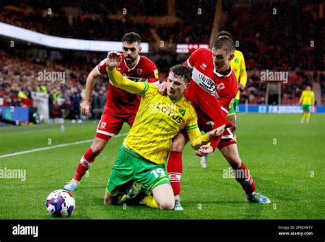 Norwich City S Jacob Lungi Sorensen And Middlesbrough S Marcus Forss