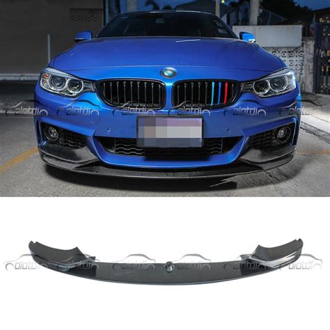 P Style Carbon Fiber Racing Front Lip Splitter For Bmw 4 Series F32 F33