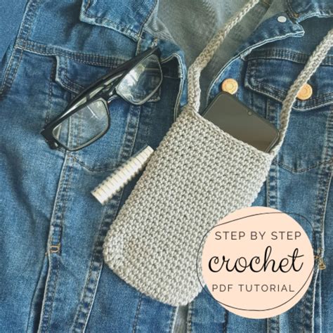 Crochet Crossbody Phone Bag Pattern Etsy