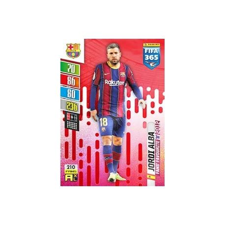 Venta Online Jordi Alba Fans Favourites Panini Fifa Adrenalyn Xl