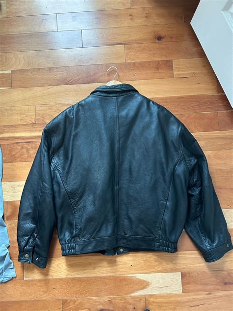 Vintage The Old Hide House Acton Leather Jacket w/ Removable Liner