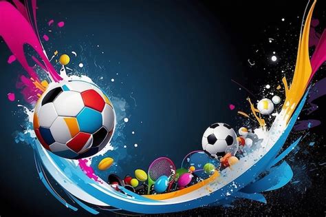 Premium Photo Abstract Sport Background