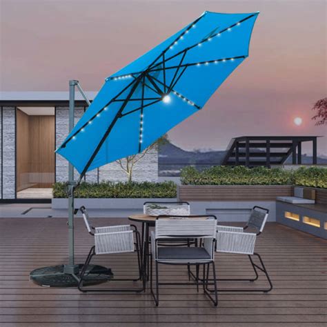 10 Solar Led Patio Umbrella Patio Ideas