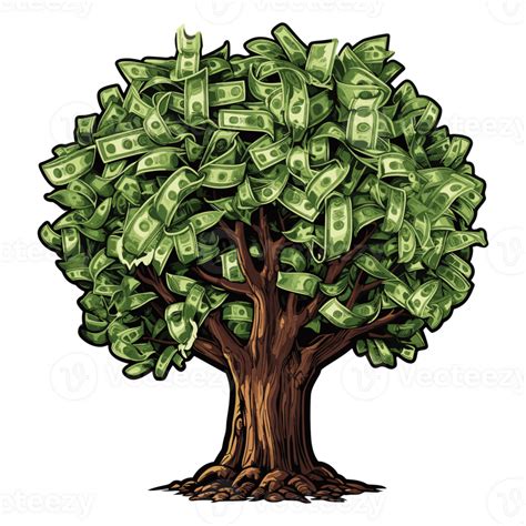 Money Tree Illustration Money Finance Money Saving 27292389 Png