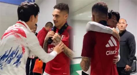 En qué idioma hablaron Paolo Guerrero y Son Heung min tras