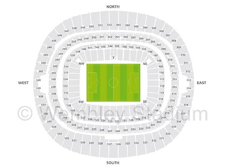 Wembley Stadium Seat Plan