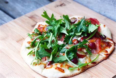 Grape Prosciutto And Arugula Flatbread Recipe