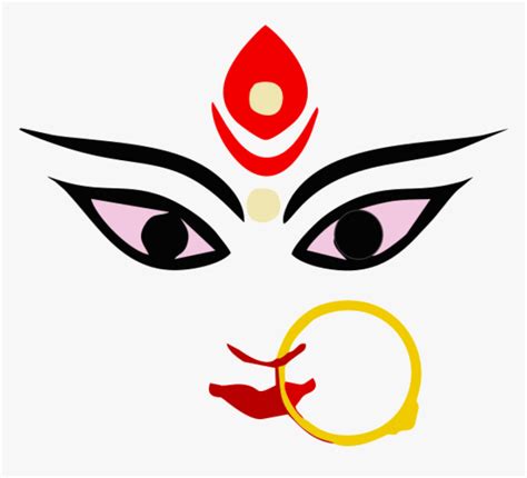 Beautiful Durga Clip Art Maa Durga Face Png Transparent Png