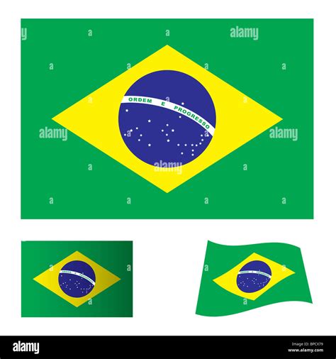 Brazil flag hi-res stock photography and images - Alamy